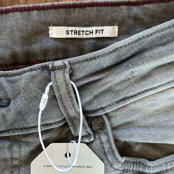 NEW Ben Sherman Mens Straight Fit Grey Jeans - Picture 6 of 9